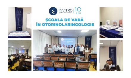 Invitro Diagnostics susține dezvoltarea profesională a rezidenților în otorinolaringologie