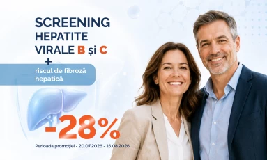 Acum, -28% la screening-ul pentru hepatitele virale B și C și evaluarea riscului de fibroză hepatică